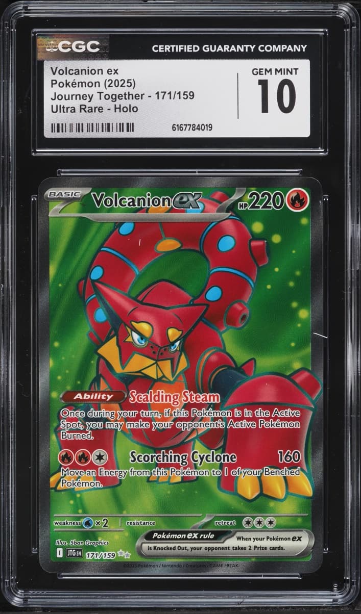 Pokemon Scarlet & Violet Journey Together Full Art Volcanion ex #171