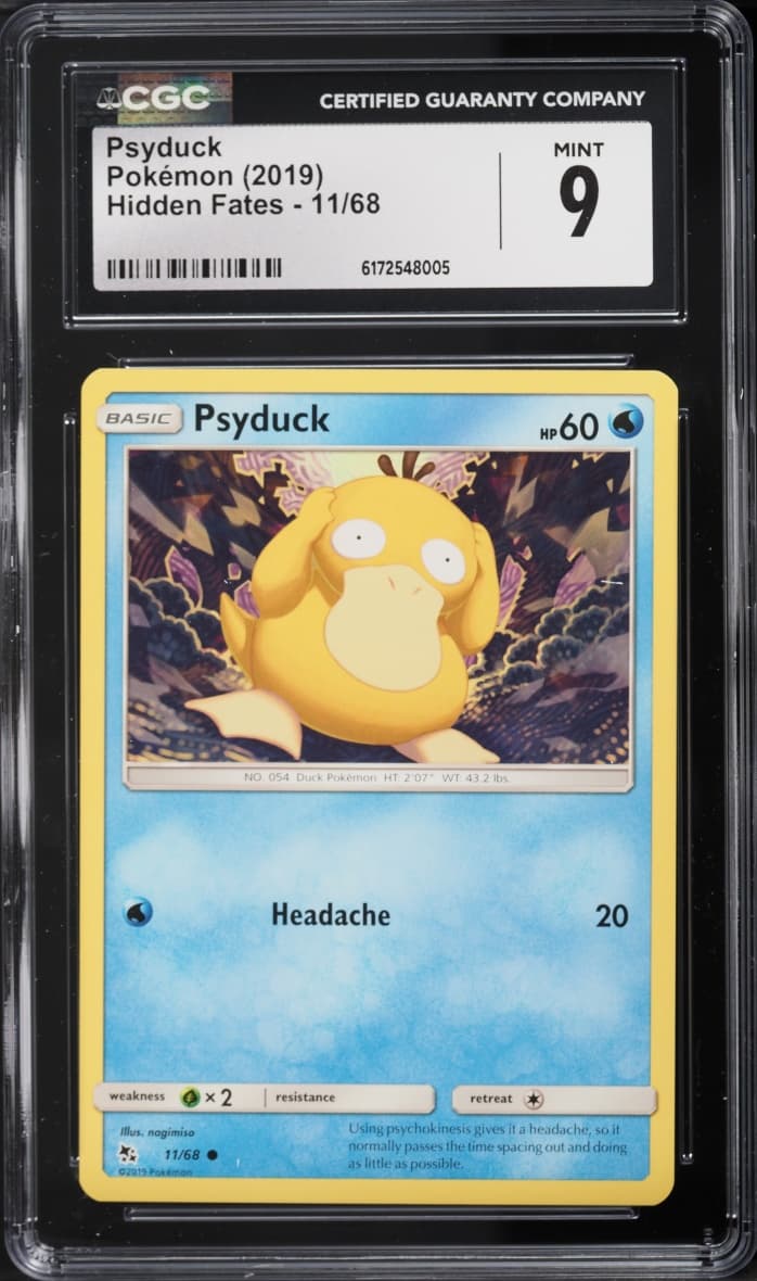 Pokemon Sun & Moon Hidden Fates Psyduck #11
