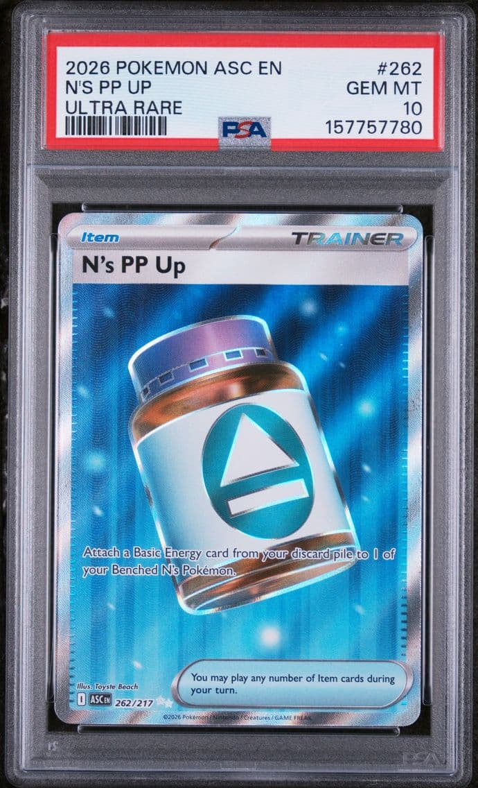 2026 #262 N's PP Up PSA 10 Asc E