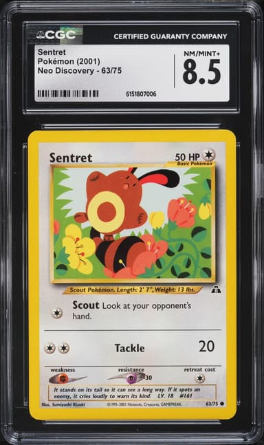 Pokemon Neo Discovery Sentret #63