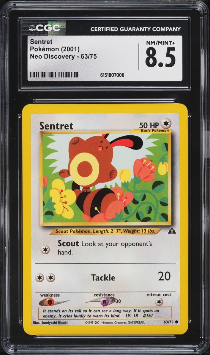 Pokemon Neo Discovery Sentret #63