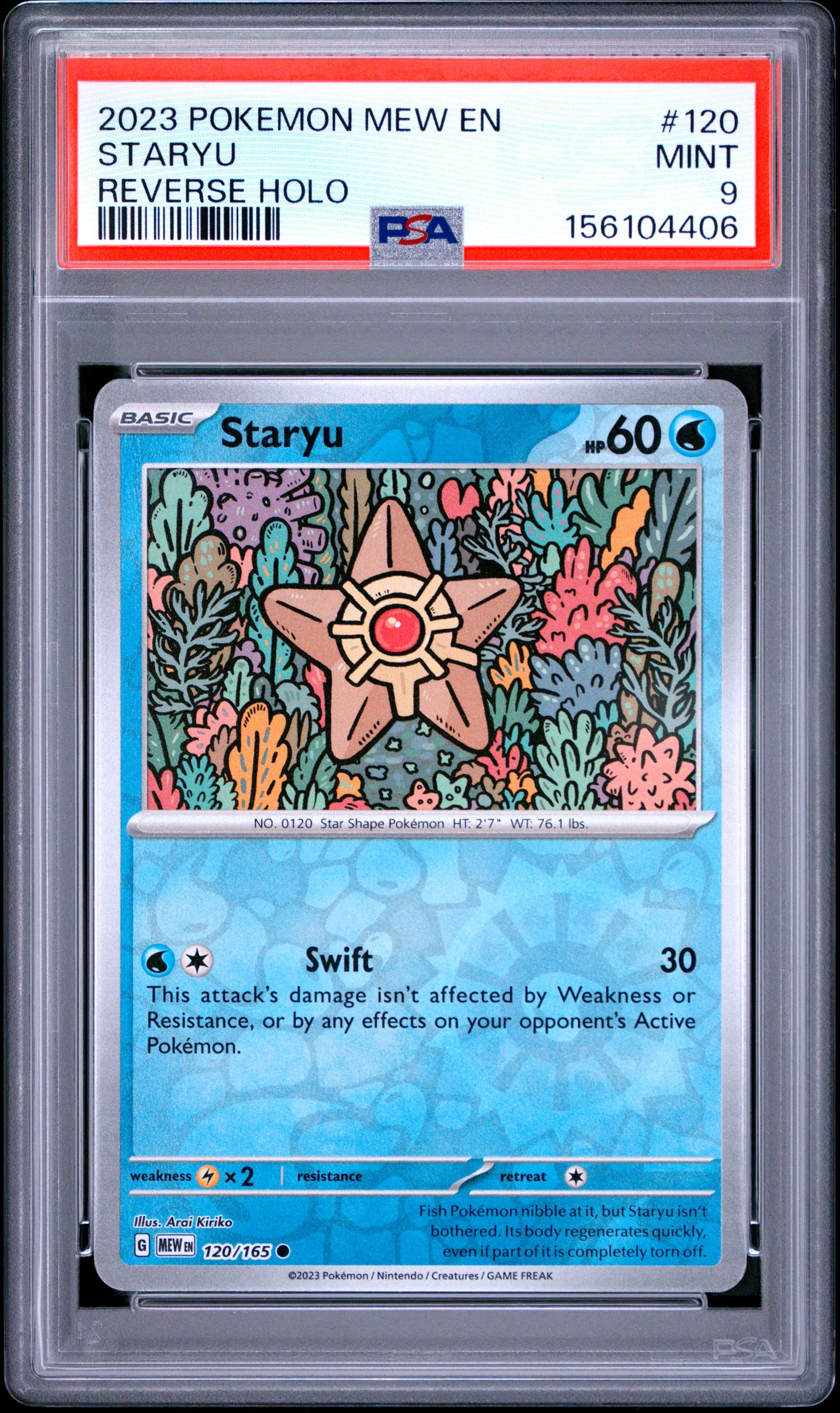 Staryu Reverse Holo