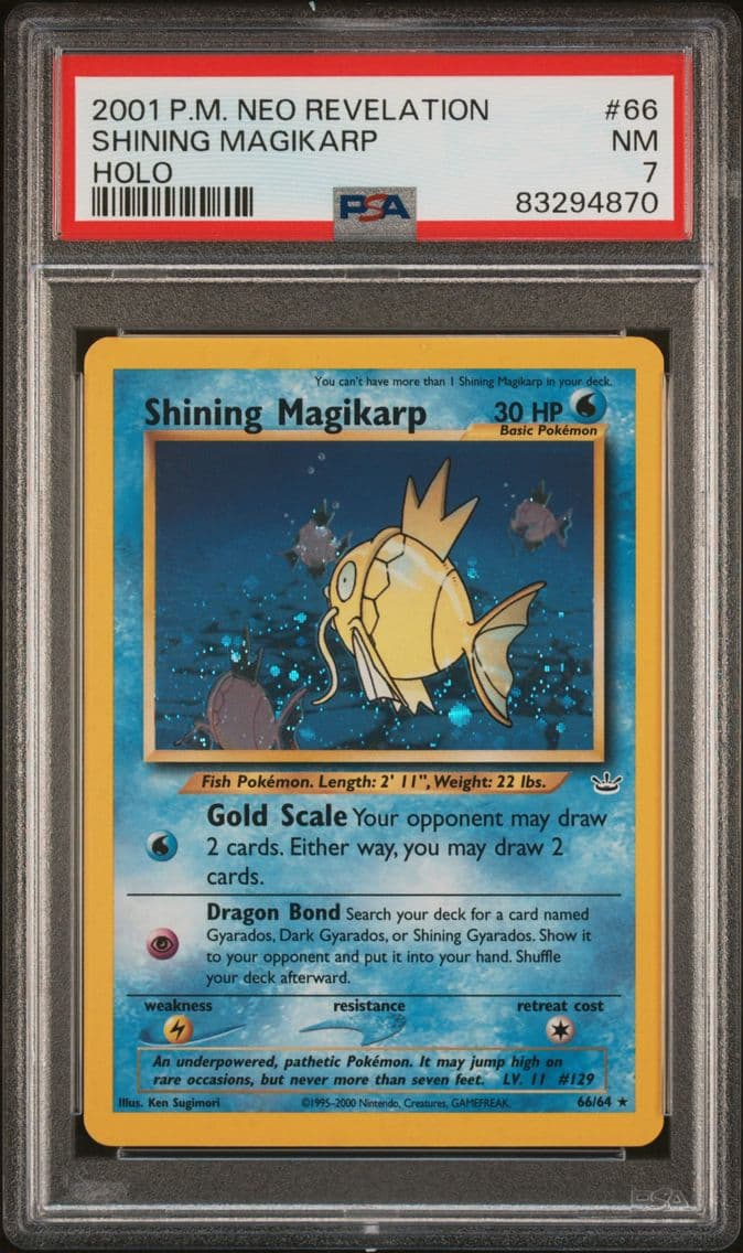 2001 #66 Shining Magikarp-Holo P