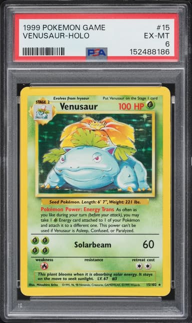 Base Set Holo Venusaur EXMT
