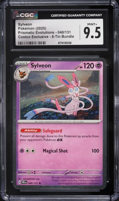 Pokemon Scarlet & Violet Prismatic Evolutions Costco Exclusive Sylveon #40