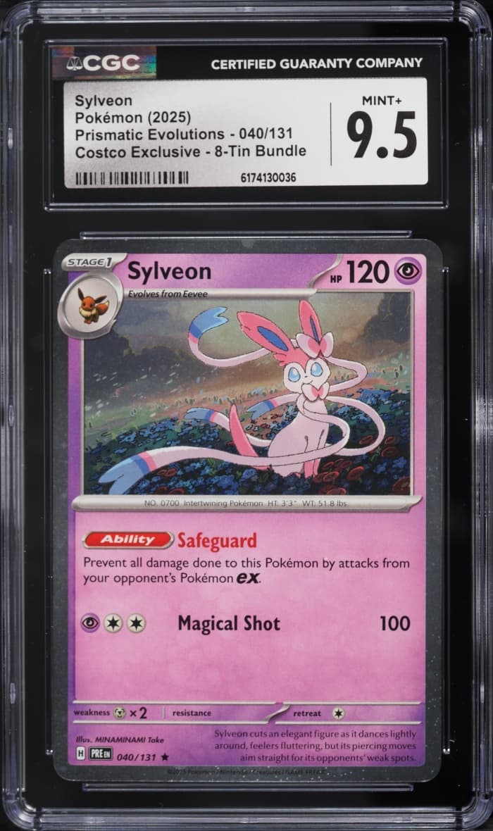 Pokemon Scarlet & Violet Prismatic Evolutions Costco Exclusive Sylveon #40