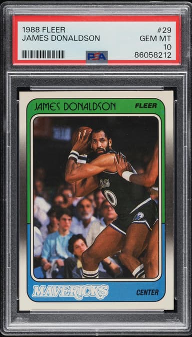 Fleer Basketball James Donaldson #29