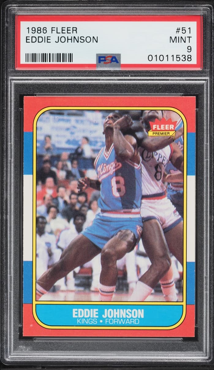 Fleer Basketball Eddie Johnson #51