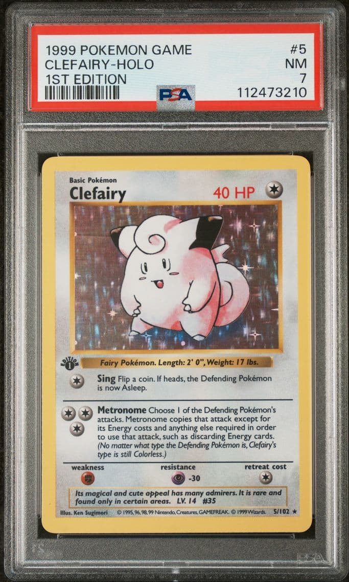 1999 #5 Clefairy-Holo 1st Editio