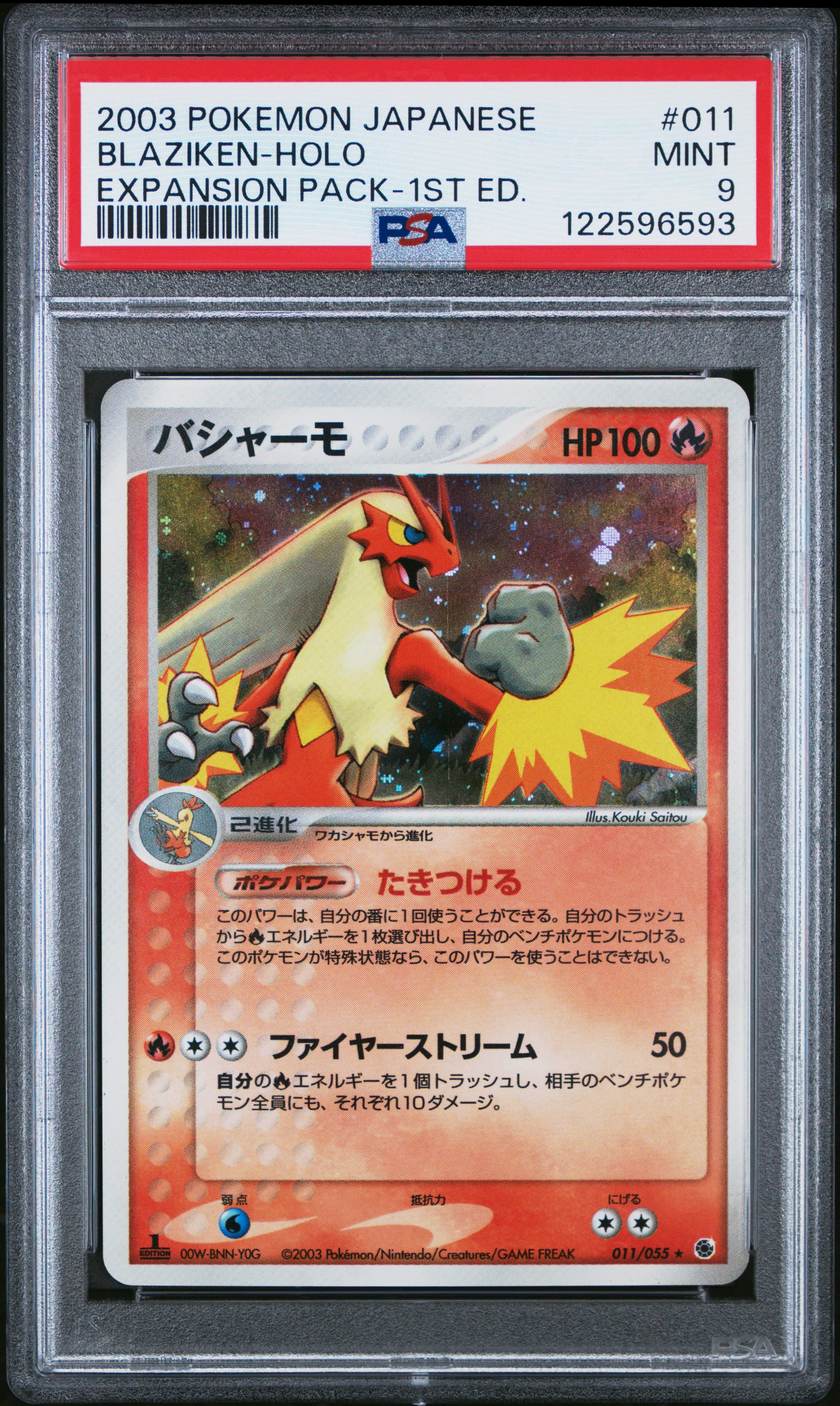 Blaziken-Holo 1st Edition