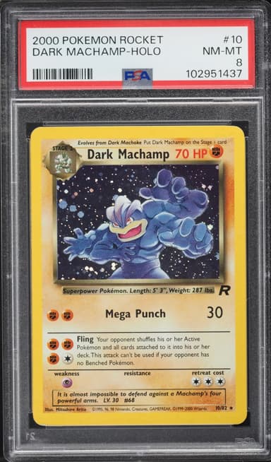 Team Rocket Holo Dark Machamp NM-MT