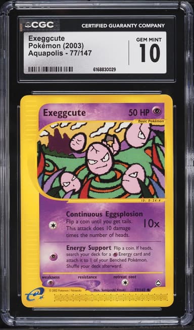 Pokemon Aquapolis Exeggcute #77