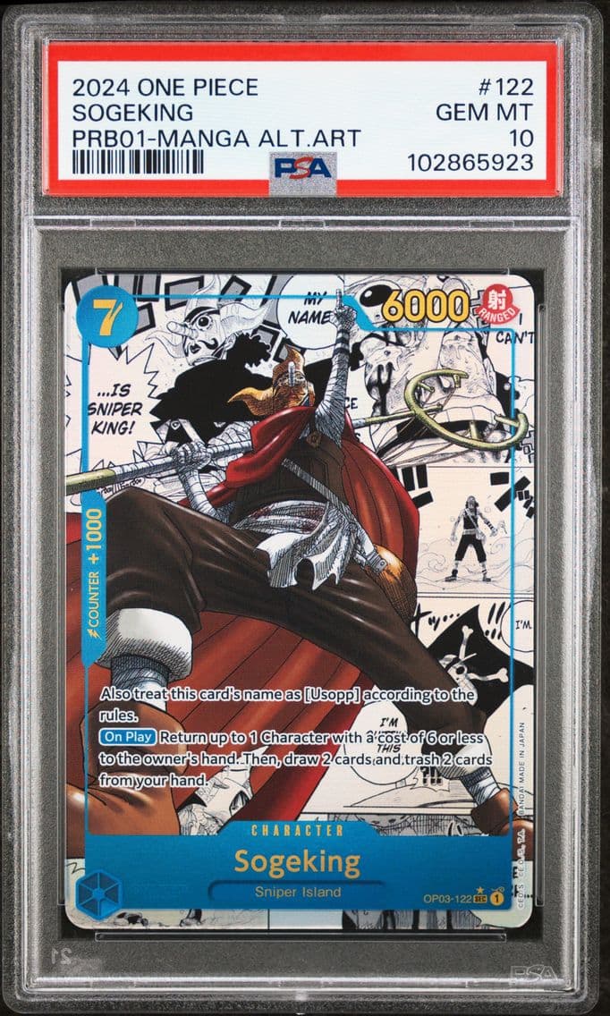 2024 #122 Sogeking PSA 10 One Pi