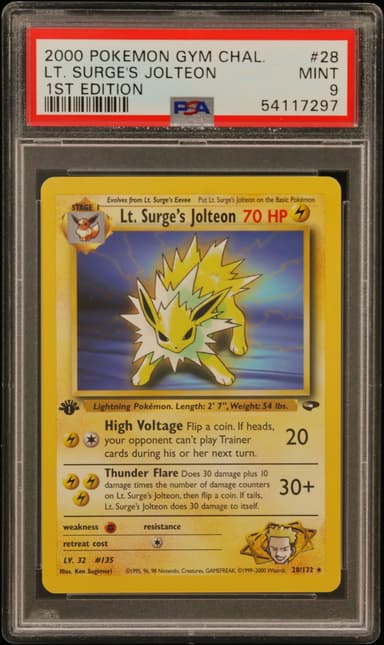LT. Surge's Jolteon 1st Edition