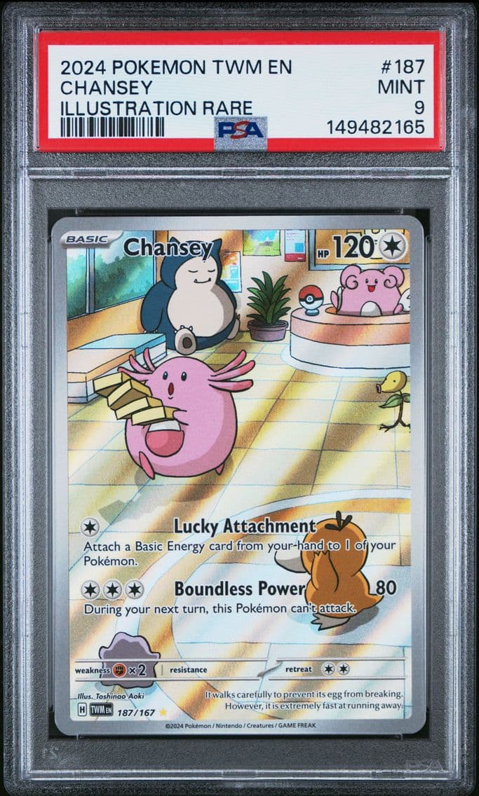 2024 #187 Chansey PSA 9 Twm EN-T