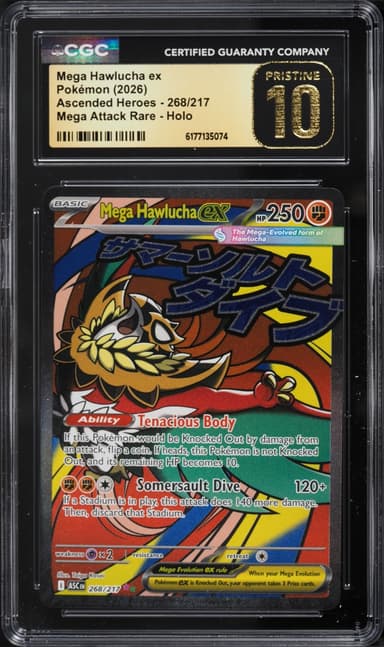 Pokemon Mega Evolution Ascended Heroes MA Mega Hawlucha ex #268