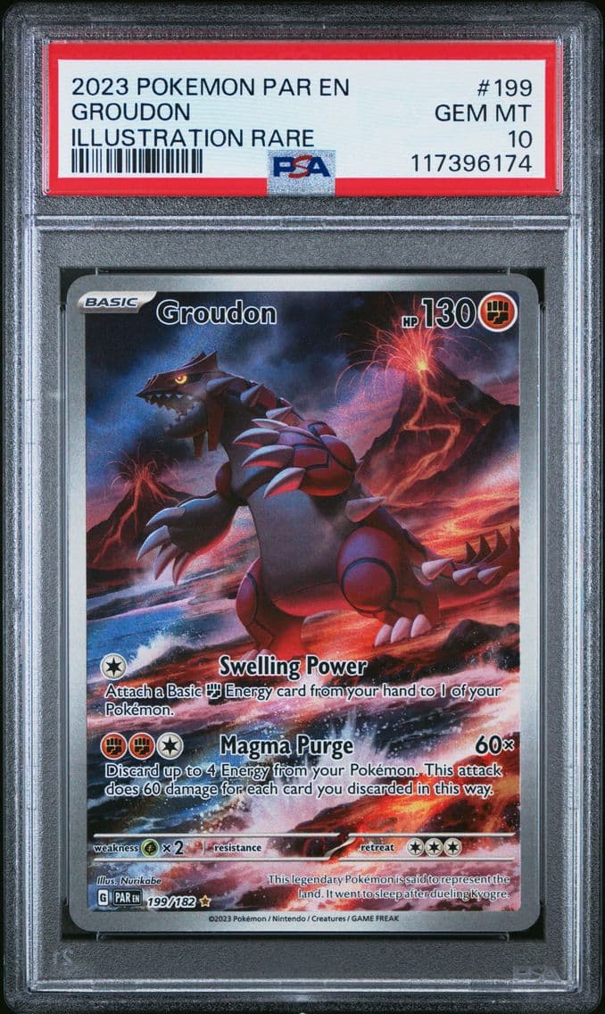 2023 #199 Groudon PSA 10 Par EN-