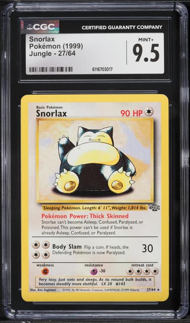 Pokemon Jungle Snorlax #27