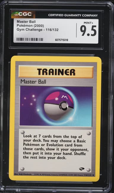 Pokemon Gym Challenge Master Ball #116