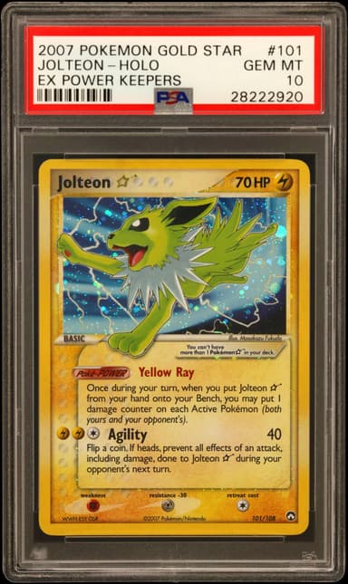 Jolteon-Holo Gold Star