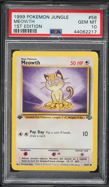 Meowth 1st Edition