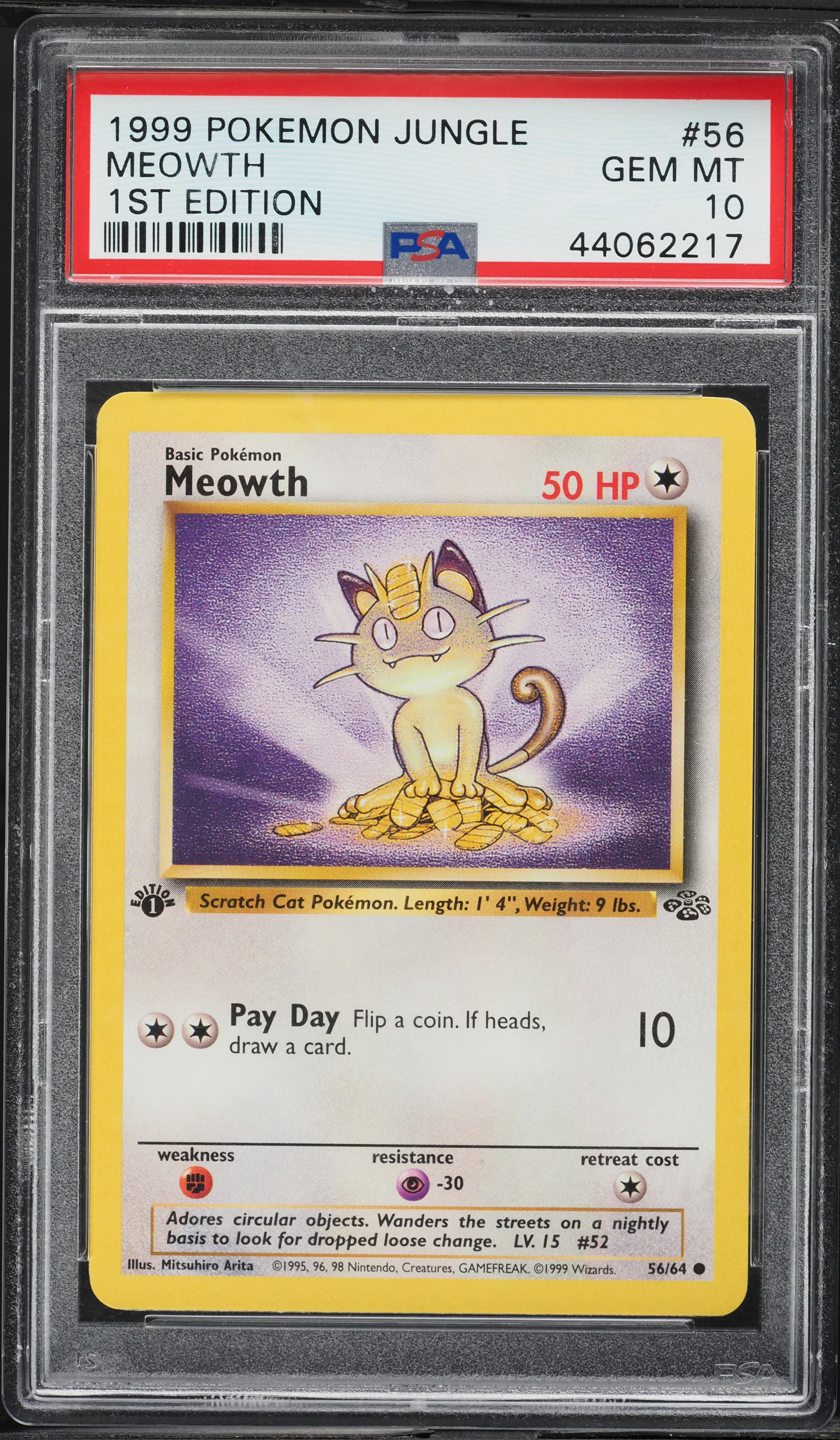 Meowth 1st Edition
