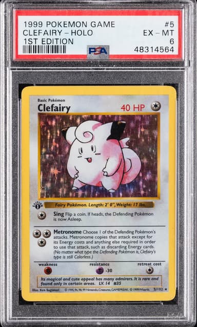 Clefairy-Holo 1st Edition