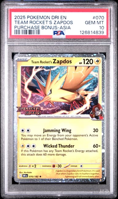 Team Rocket's Zapdos
