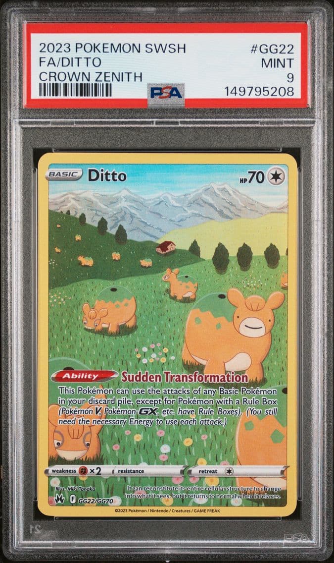 2023 #GG22 Full Art/Ditto PSA 9 