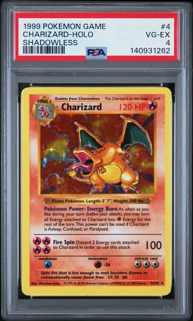 Charizard-Holo Shadowless
