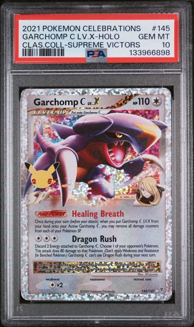 2021 #145 Garchomp C LV.X-Holo P