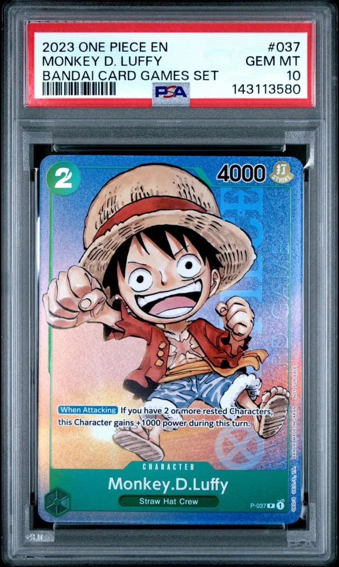 2023 #037 Monkey D. Luffy PSA 10