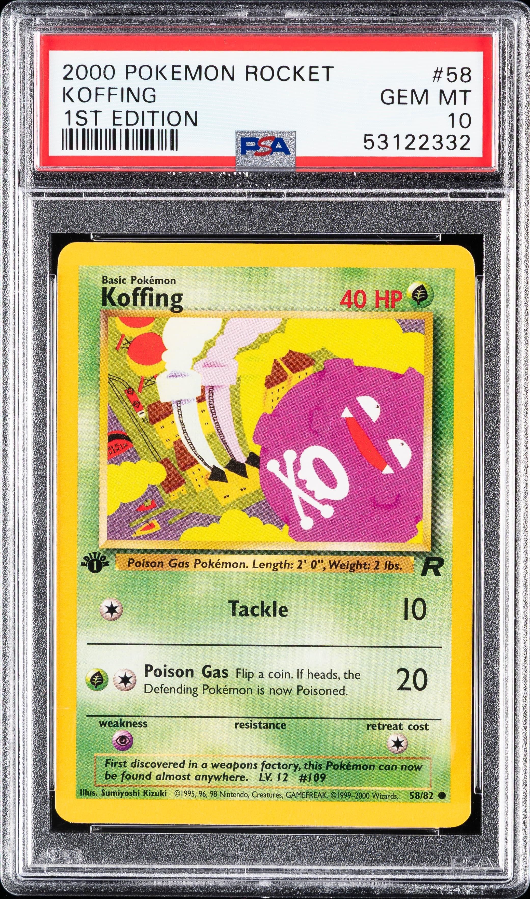 Koffing 1st Edition