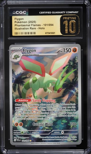 Pokemon Mega Evolution Phantasmal Flames IR Flygon #101