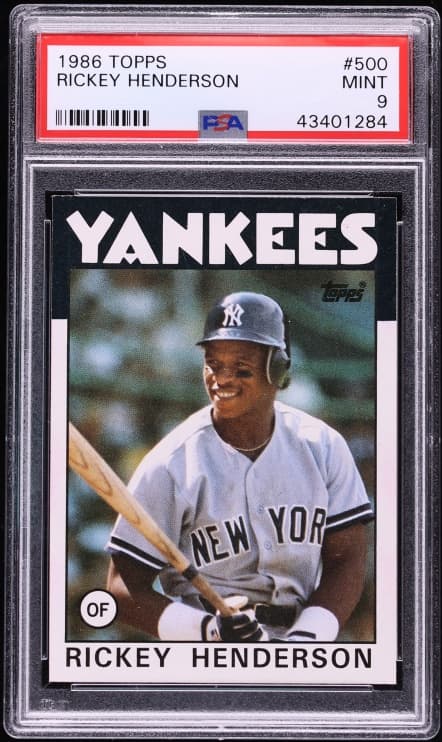 Topps Rickey Henderson #500