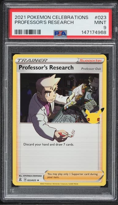 Pokemon Sword & Shield Celebrations Professor's Research #23