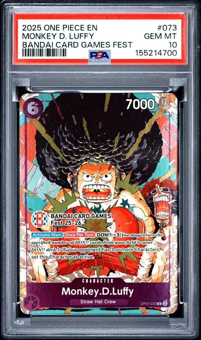 2025 #073 Monkey D. Luffy PSA 10