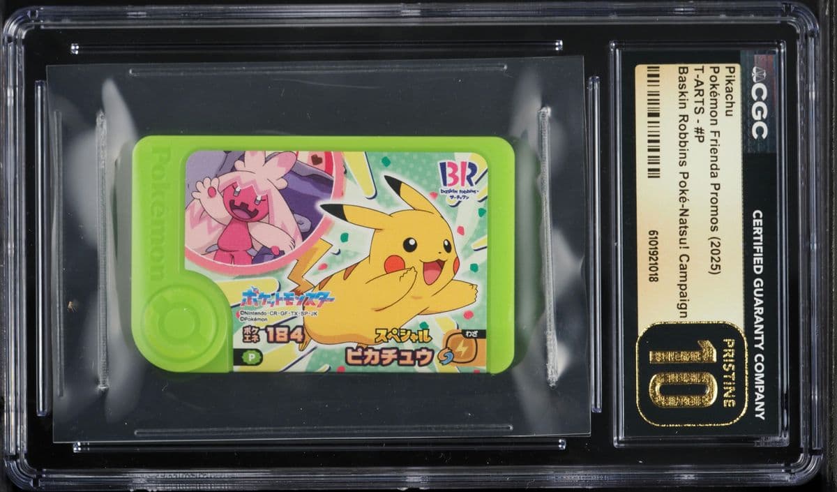 Pokemon Japanese Frienda Promos Baskin Robbins PokeNatsu! Campaign Pikachu