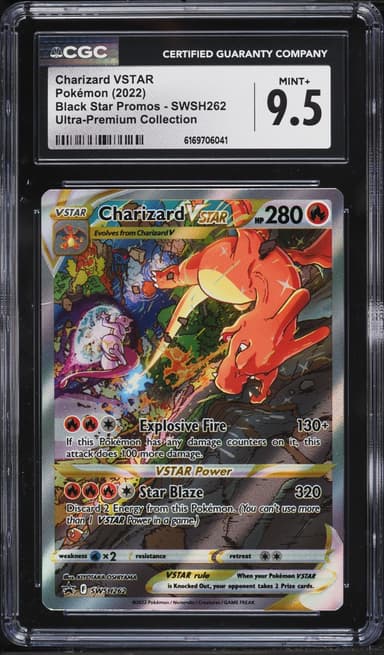 Pokemon Sword & Shield Promo Ultra Premium Full Art Charizard VSTAR #SWSH262