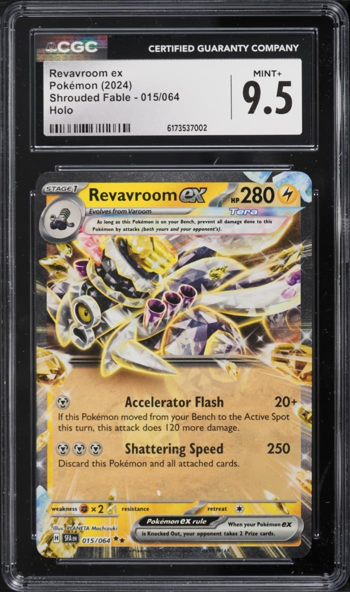 Pokemon Scarlet & Violet Shrouded Fable Holo Revavroom EX #15