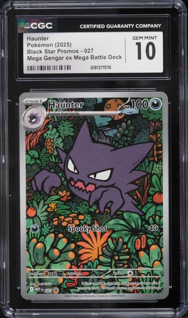 Pokemon Mega Evolution Promo Mega Gengar Ex Battle Deck Full Art Haunter #27