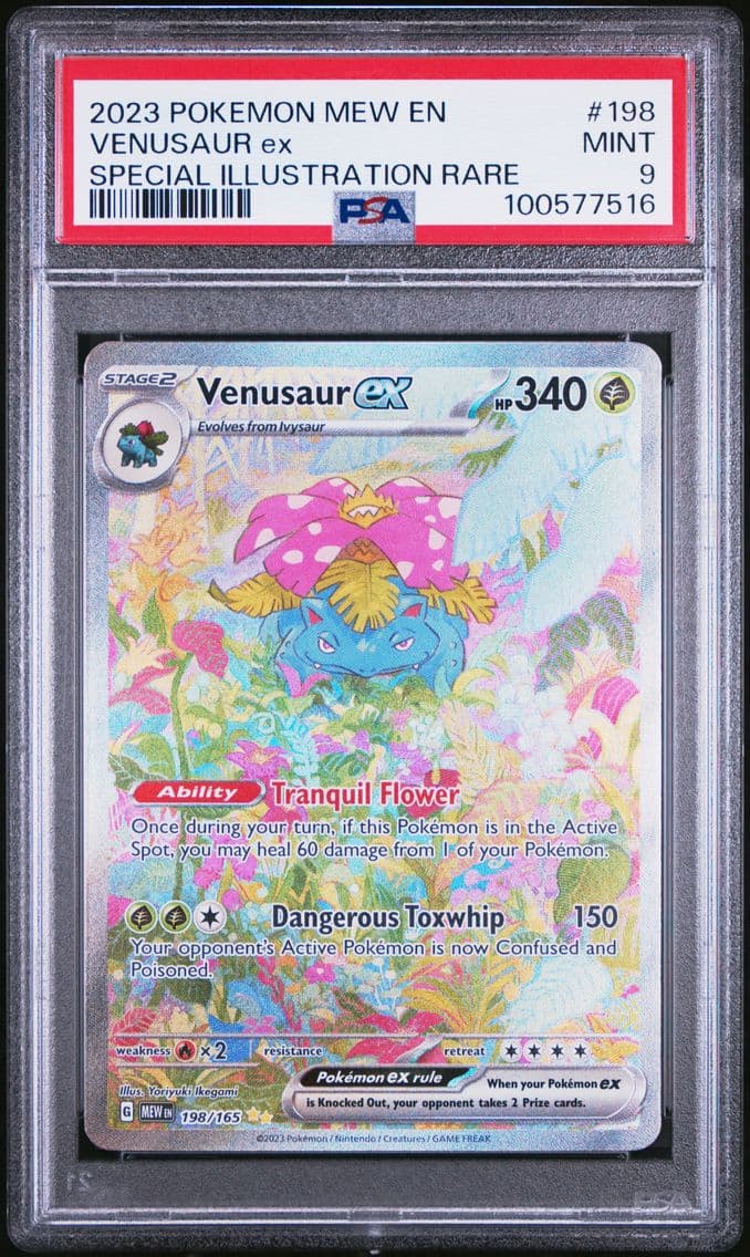 2023 #198 Venusaur EX PSA 9 Mew 