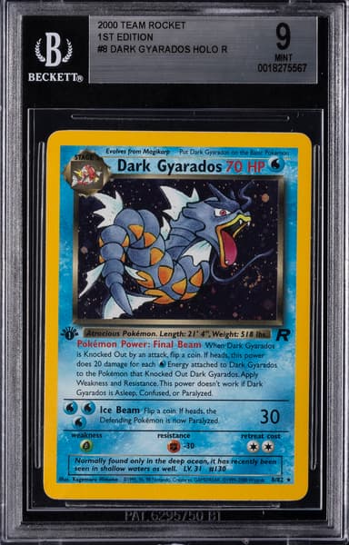 Dark Gyarados-Holo 1st Edition
