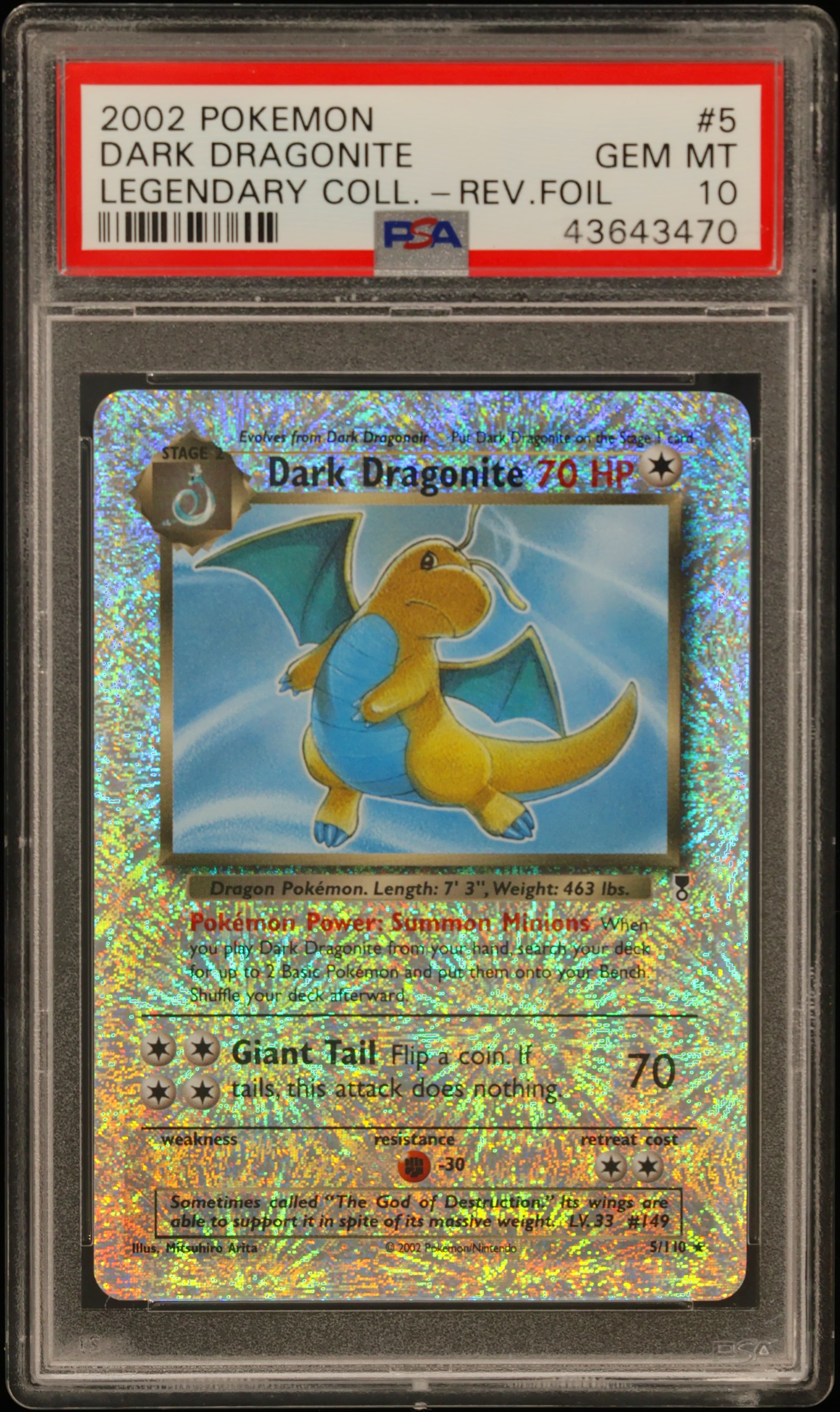 Dark Dragonite-Reverse Foil