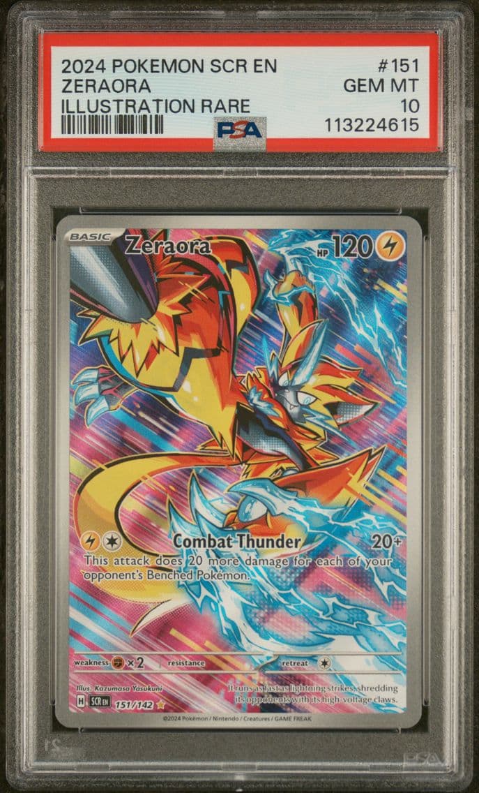 2024 #151 Zeraora PSA 10 Scr EN-
