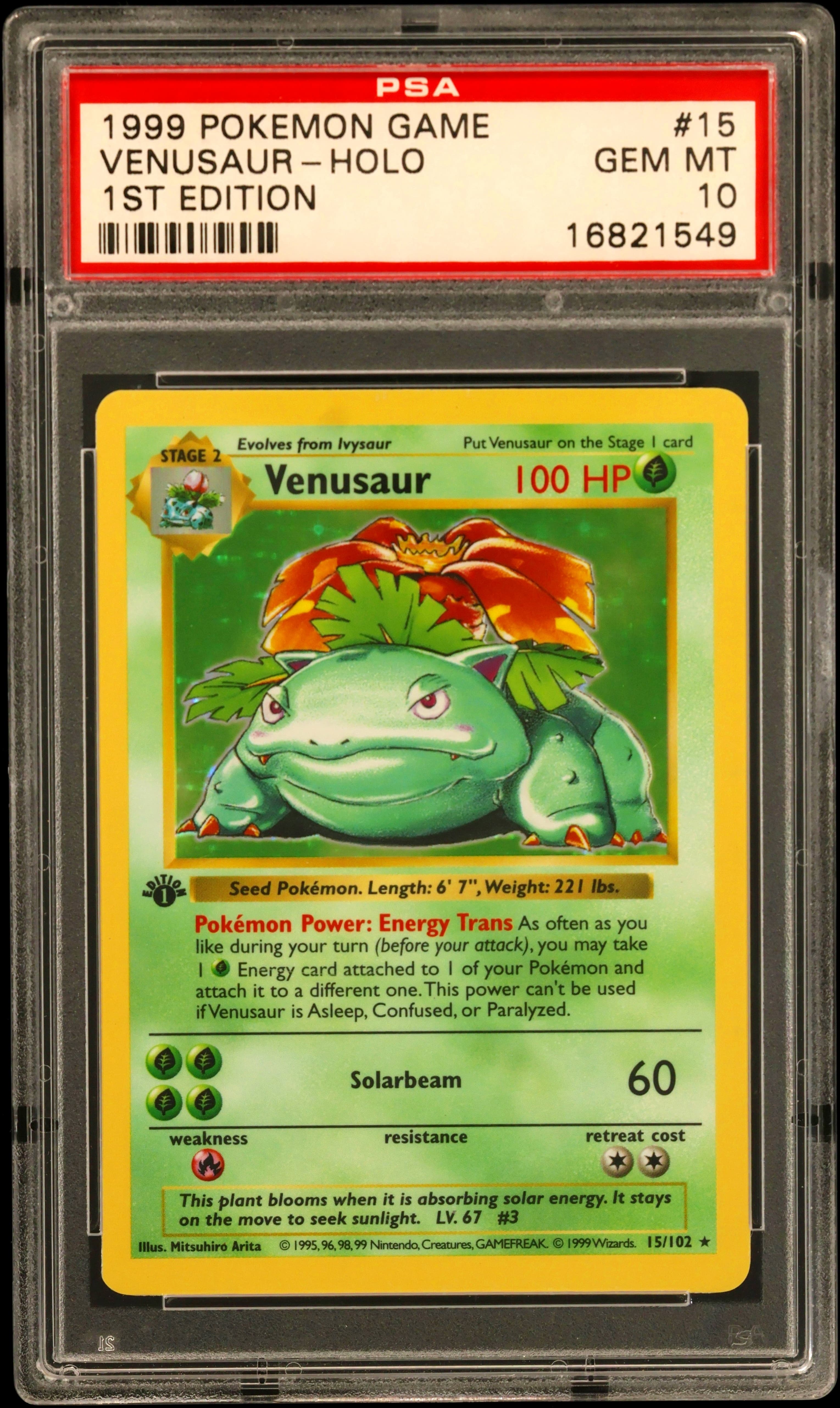 Venusaur-Holo 1st Edition