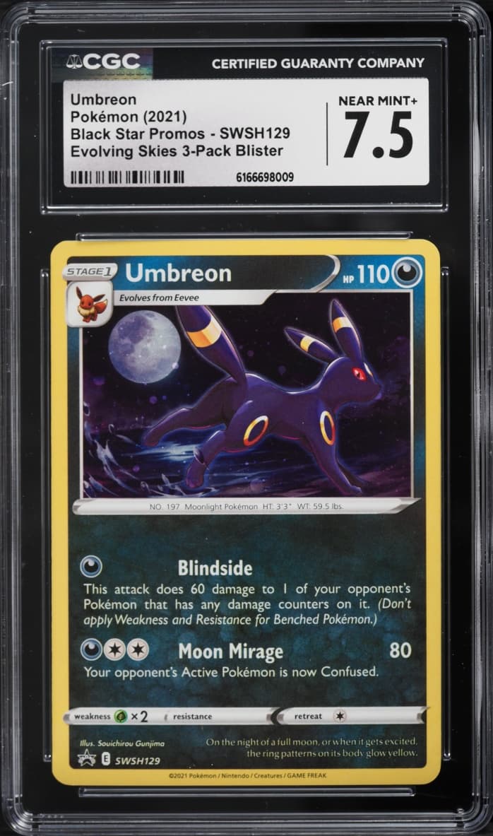 Pokemon Sword & Shield Promo Evolving Skies Umbreon #SWSH129