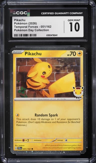Pokemon Day Collection Temporal Forces Pikachu #51