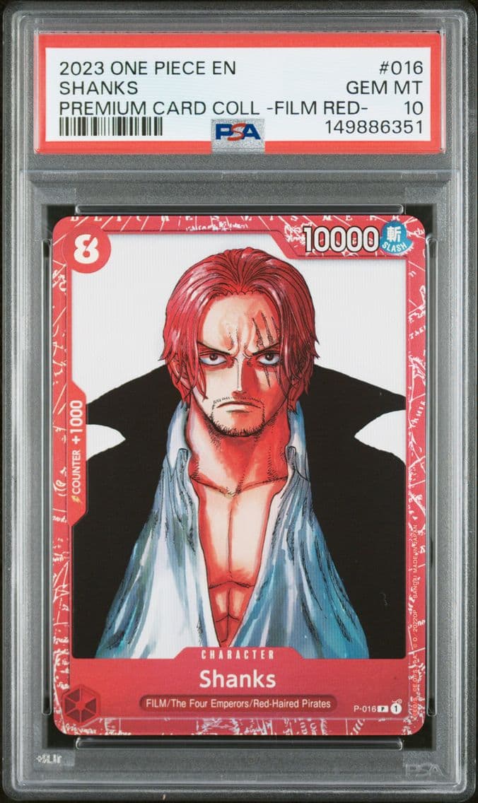 2023 #016 Shanks PSA 10 One Piec