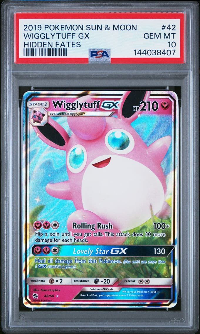 2019 #42 Wigglytuff GX PSA 10 Su